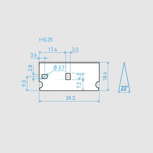 E39−6C−T 22°(100枚入)