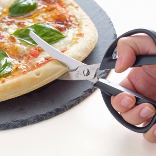 関孫六 カーブキッチン鋏 キャップ付