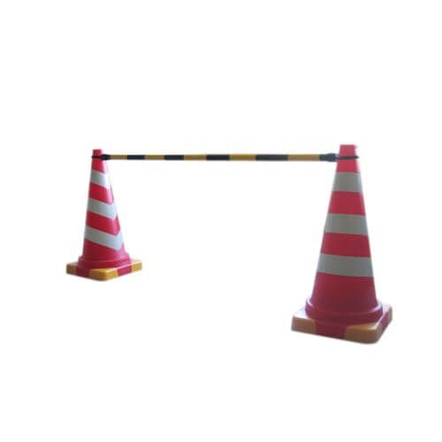 ガードバー 2.0m 35φ 黄/白