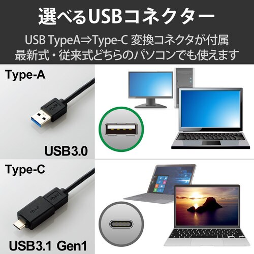 有線LANアダプタ 2.5Gbps対応 ブラック