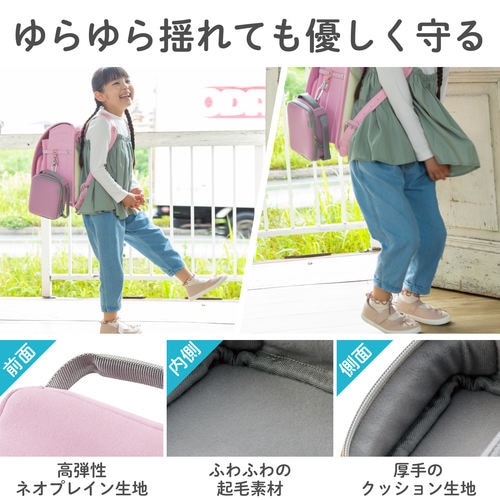 ガジェットケース 取っ手付き 撥水 ピンク