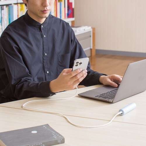 ライトニングケーブル 1m シリコン ホワイト