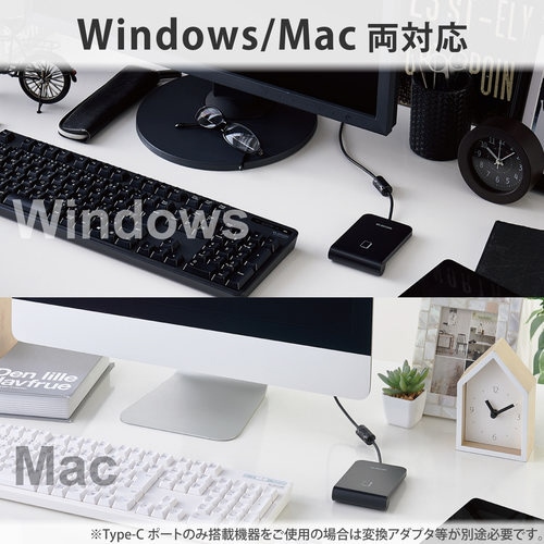 ICカードリーダー 非接触 ケーブル1m USB