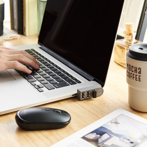 USBハブ 3ポート バスパワー 直挿し