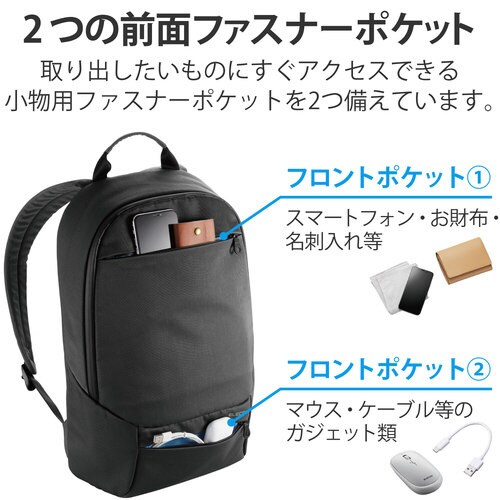 PCバッグ リュック 15.6インチ ブラック