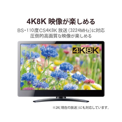 アンテナケーブル 2C 両側ストレート 1m