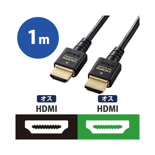 HDMIケーブル スリム 8K4K対応 1m