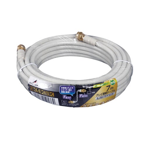 アンテナケーブル 4C Fネジ式―Fネジ式 7m