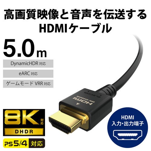 HDMI ケーブル HDMI2.1 5m