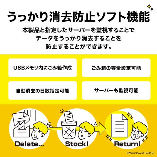 USBメモリ 小型 キャップ 32GB ブラック