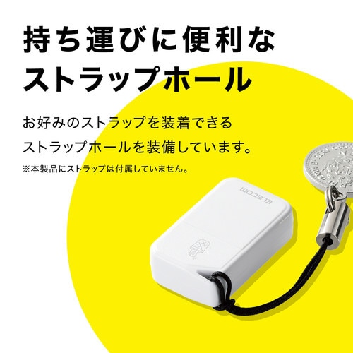 USBメモリ 小型 キャップ 32GB ホワイト