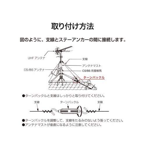 ターンバックル 4本入りセット