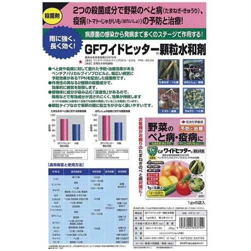 農薬 ワイドヒッター顆粒水和剤1gx6