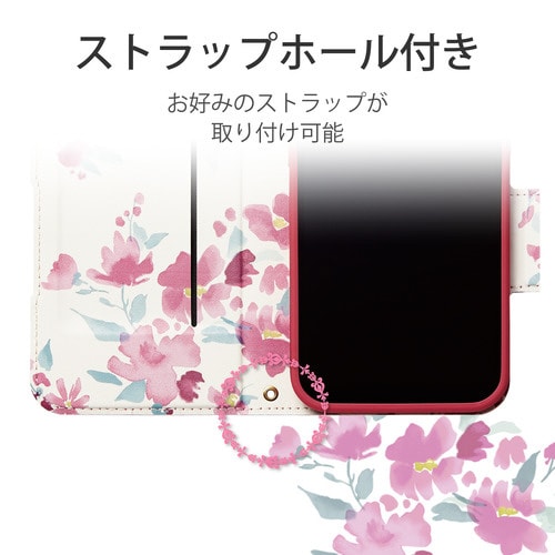 iPhone13 Pro ケース 手帳 ピンク