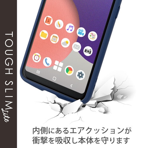 Galaxy A22 5G ケース ネイビー