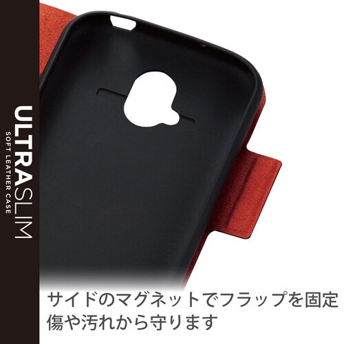 らくらくスマホ F−52B ケース 手帳 ブラック