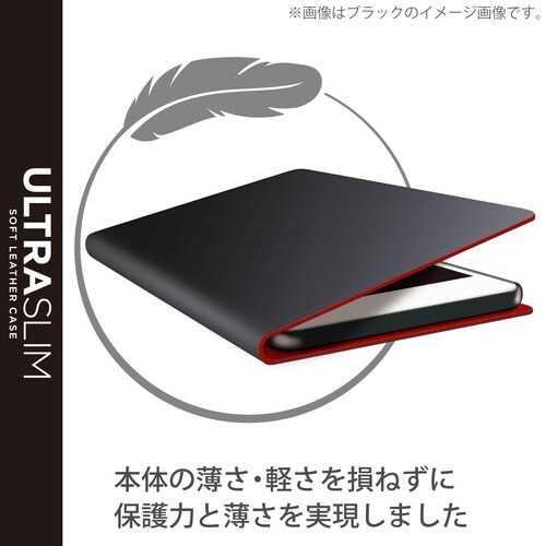 arrows We ケース 手帳 レッド