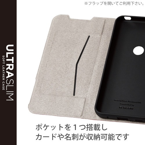 arrows We ケース 手帳 レッド