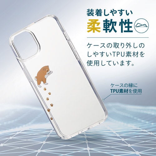 iPhone13 ケース ハイブリッド シバイヌ