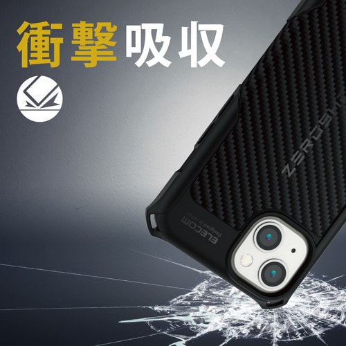 iPhone13 ケース 耐衝撃 ブラック