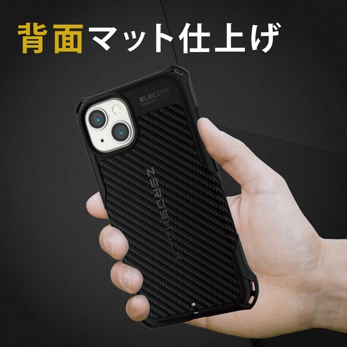 iPhone13 ケース 耐衝撃 ブラック