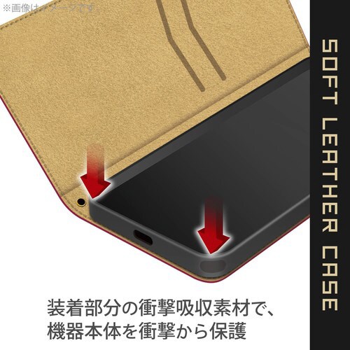 Xperia Ace II ケース レッド