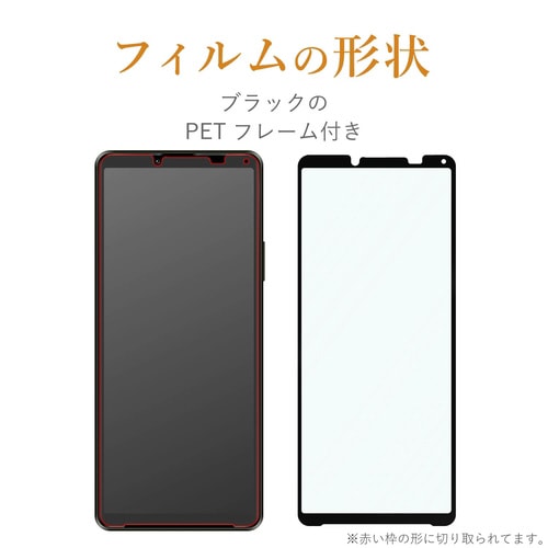 Xperia 10 III ガラスフィルム 防指紋