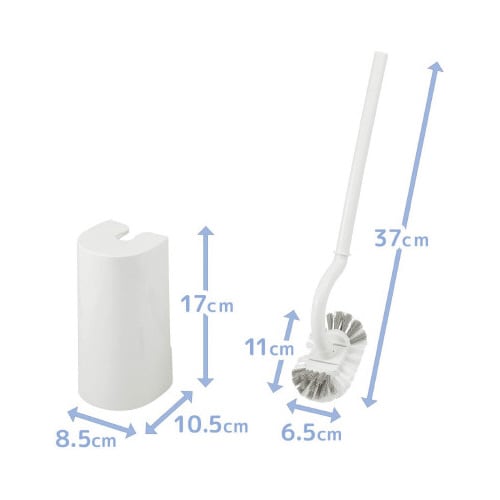 FLEXトイレブラシ ケース付き ホワイト
