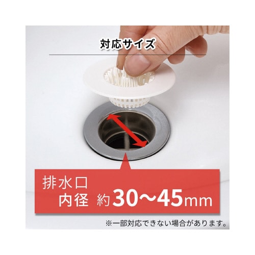 詰まりにくい洗面台用ゴミストッパー