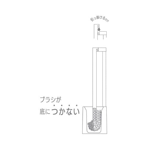KAKUトイレブラシ ケース付き