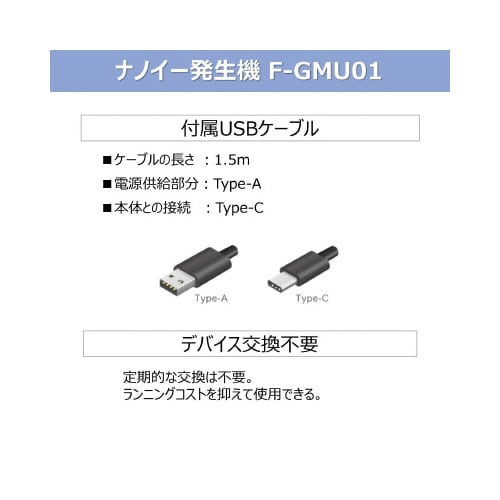 ナノイX発生機 空気を清潔に