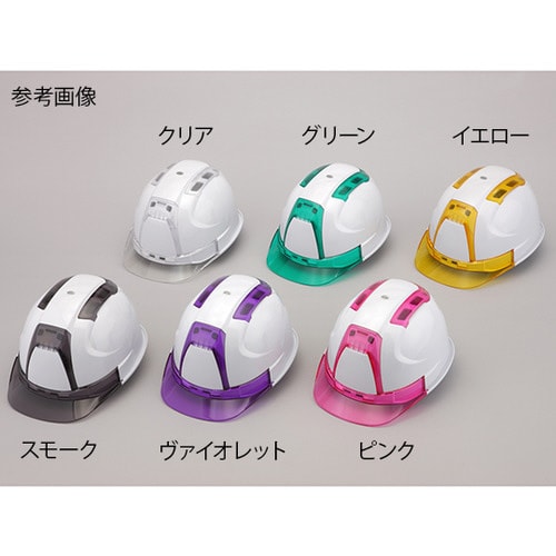 ヘルメット 白/透明 No.390F−OTCC
