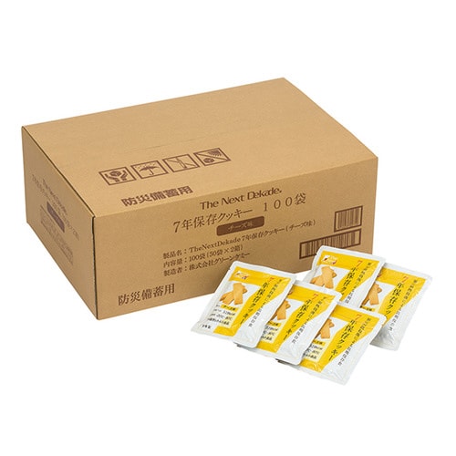 7年保存クッキー チーズ味 300本