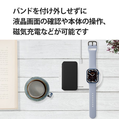 アップルウォッチ バンド シリコン ネイビー