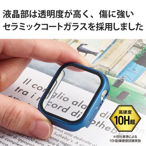 アップルウォッチ 保護ケース ネイビー