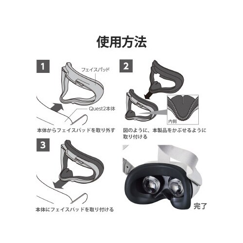 Oculus Quest2用 フェイスカバー