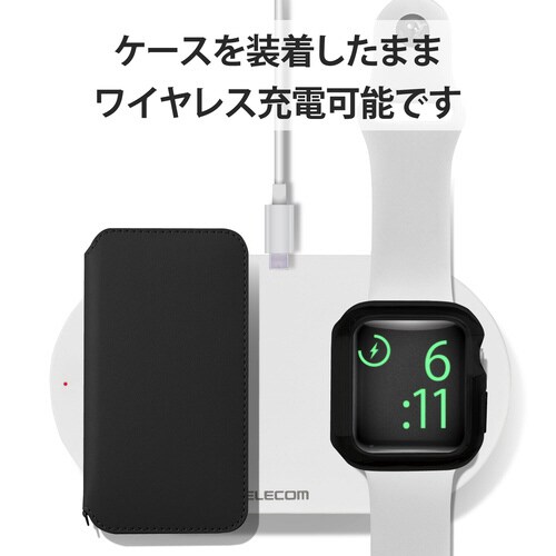 AppleWatch ケース フルカバー ブラック