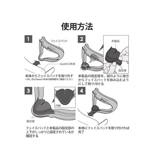 Oculus Quest2用 ノーズカバー