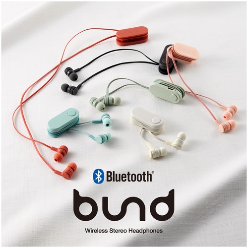 ワイヤレスイヤホン サックスブルー