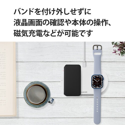 アップルウォッチ バンド シリコン ネイビー