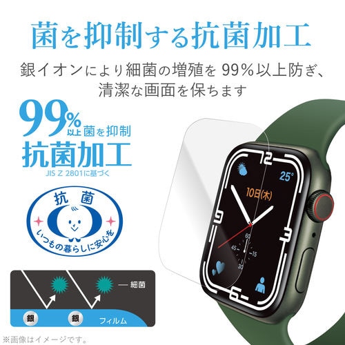 アップルウォッチ 保護フィルム 衝撃吸収 高透明