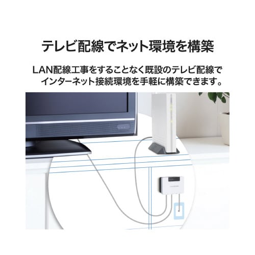 カルデック 高速同軸線モデム 自動登録タイプ