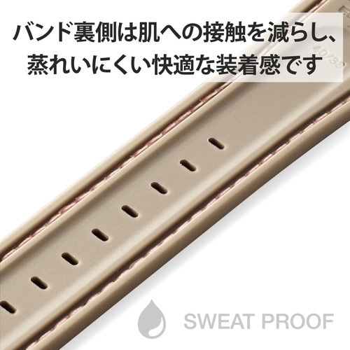 Apple Watch バンド レザー ピンク