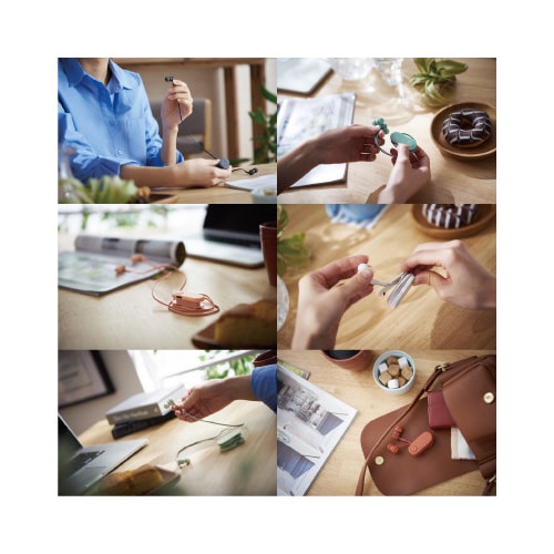 ワイヤレスイヤホン オリーブカーキ