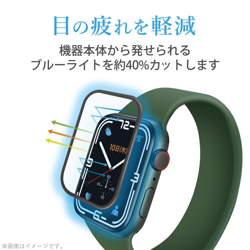 アップルウォッチ 保護フィルム ブラック