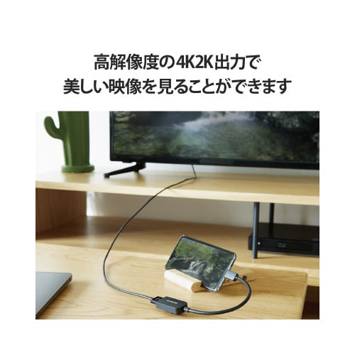 変換ケーブル タイプC HDMI 0.15m