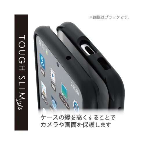 Galaxy S22 ケース ブラック シルキー