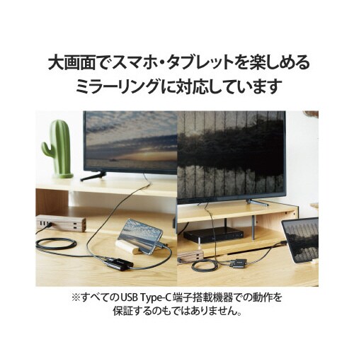 変換ケーブル タイプC HDMI 0.15m