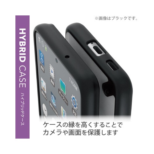 Galaxy S22 ケース ブラック シルキー