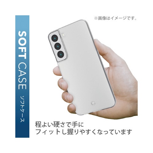 Galaxy S22 ケース ソフト クリア